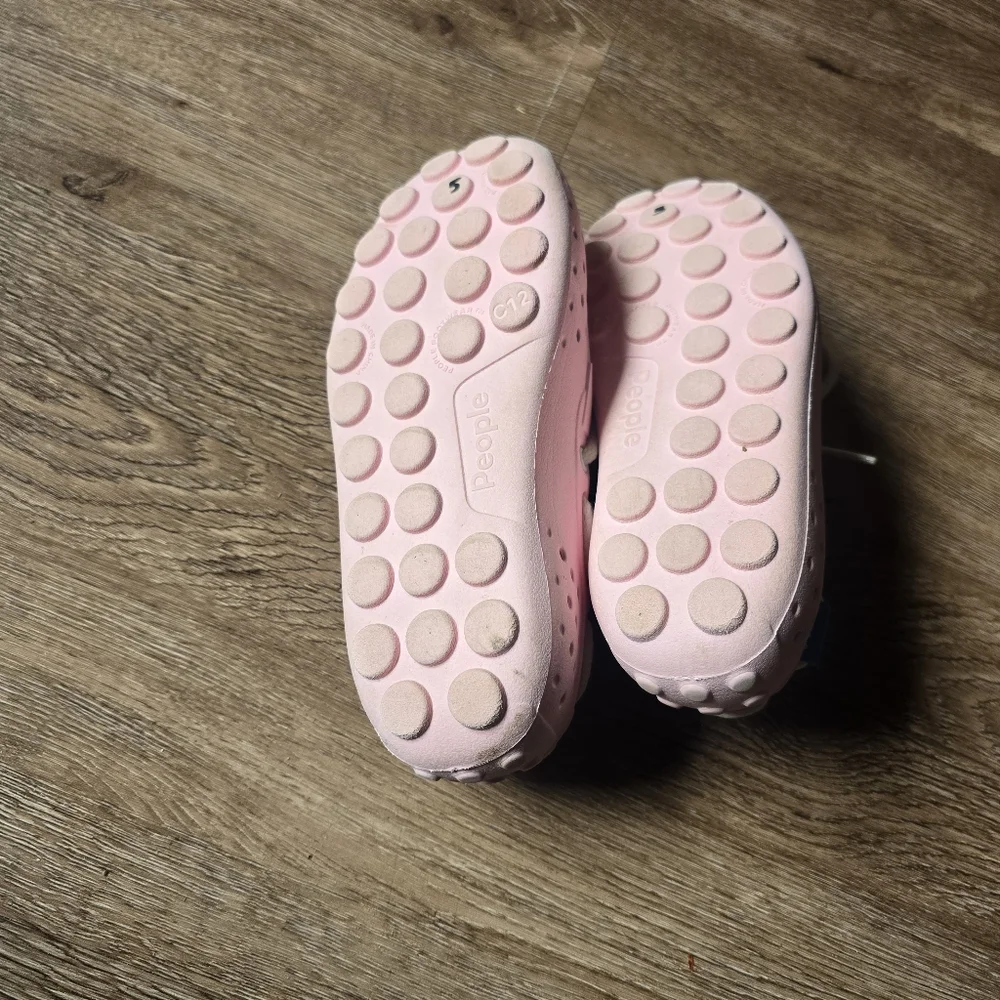 People Kids Pink Water Shoes - Lightweight Slip-On Clog